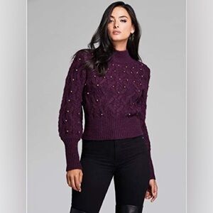 marciano pierre purple sweater